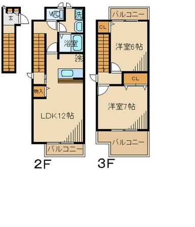 エスペランサ の物件間取画像
